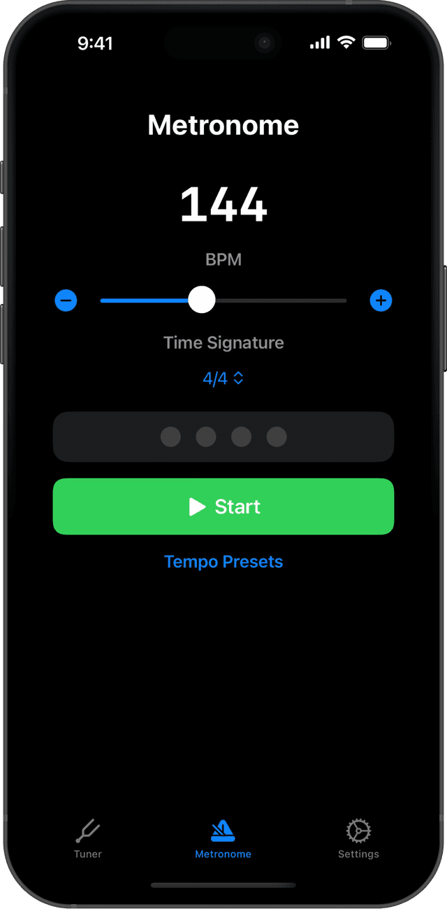 Strumflow Metronome Interface
