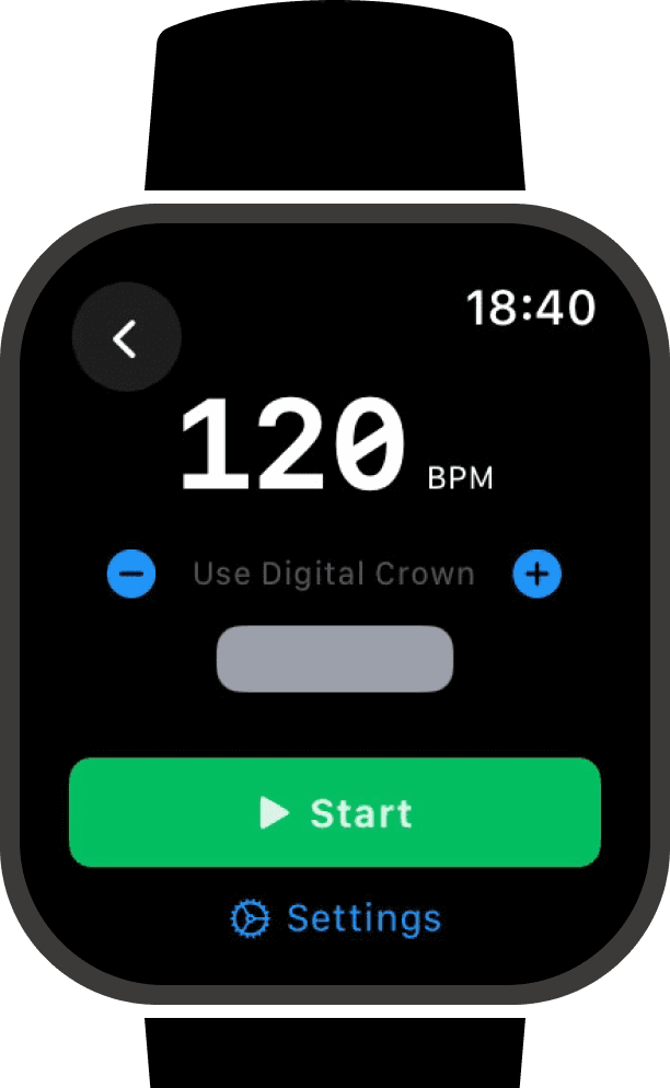 Strumflow Apple Watch Metronome