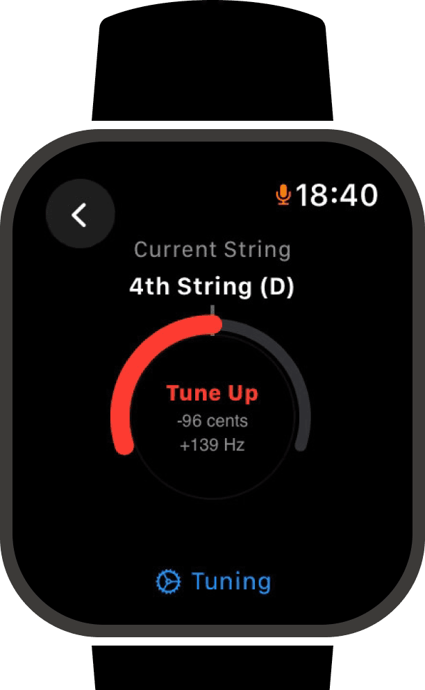 Strumflow Apple Watch Tuner